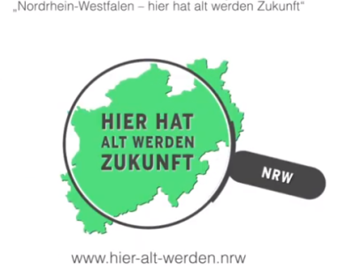 NRW-Logo: Hier hat alt werden Zukunft