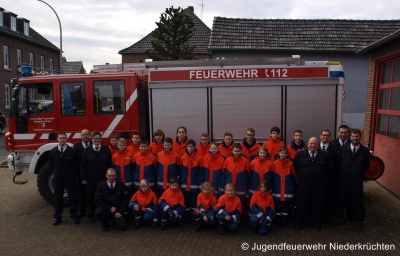 Mannschaftsbild der Jugendfeuerwehr 