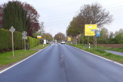 Blick auf die Hochstraße im Ortsteil Niederkrüchten Blick auf die Hochstraße im Ortsteil Niederkrüchten