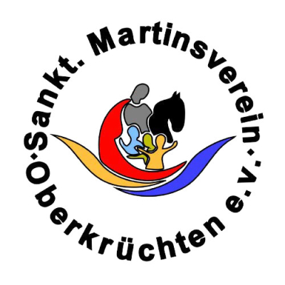 Logo mit stilisiertem Sankt Martin und Pferd